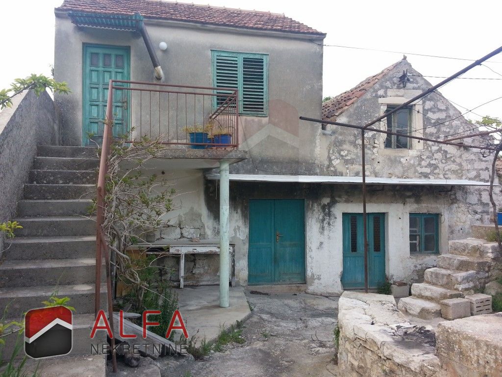 Croatia, Island Prvic, Prvic Sepurine, two old stone houses for sale