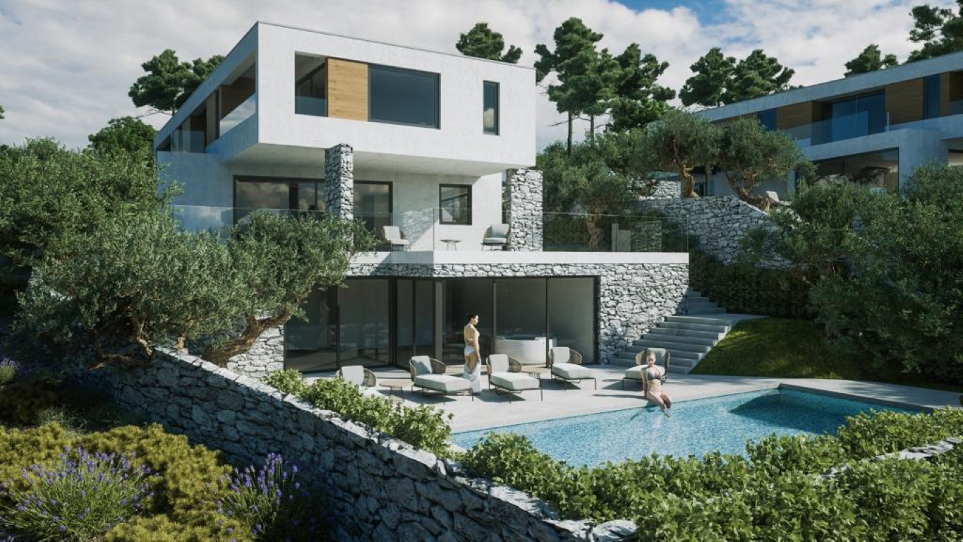 Croatia, Vodice, for sale is new modern villa with pool and sea view ID 1928 V 2 Alfa